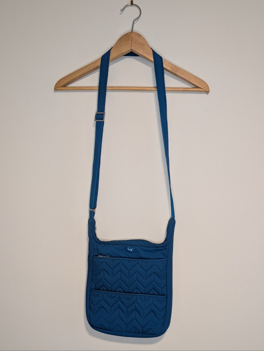LUG - Blue Quilted Crossbody Bag